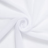 Bacilli White Chiffion Polyester—Multi Color Black Color—Sold By The Yard—Width 60/61 Inches—Available for Nationwide Shipping